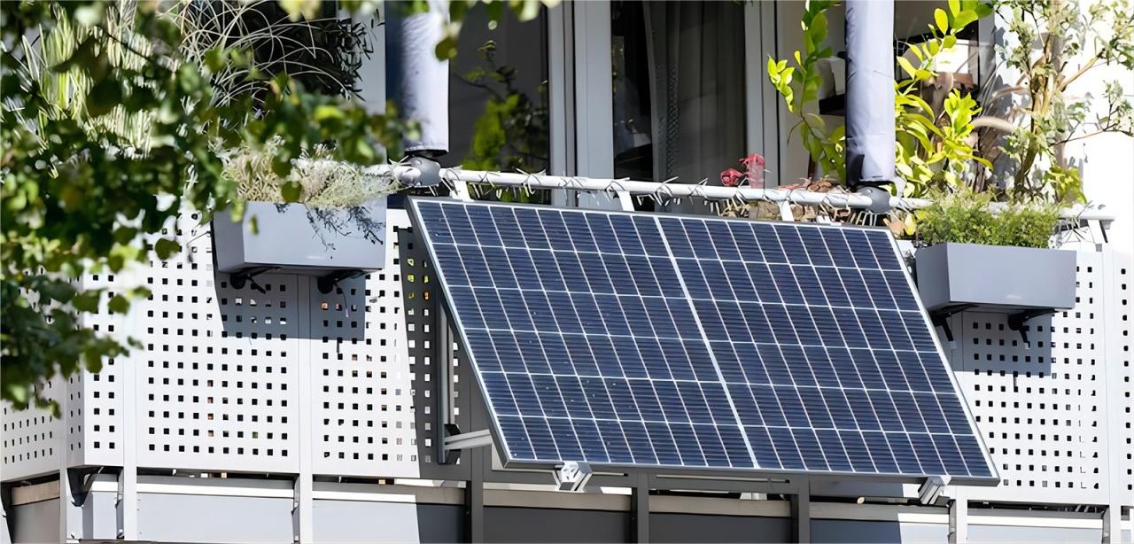 balcony solar power system