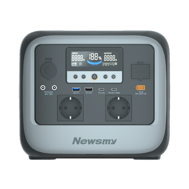 C700 Portable Power Station – 472.5Wh, 700W AC Output, Solar Charging, for Camping & Emergencies