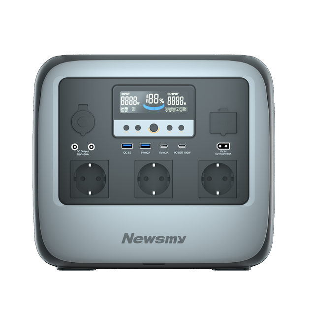 C1200 Portable Power Station – 945Wh, 1200W AC Output, Solar-Ready, for Outdoor & Emergency Power