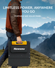 551.25 Wh Portable Power Station with 100 W Solar Panel, Solar Generator LiMnFePO4 Battery for Camping Backup at Home