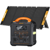551.25 Wh Portable Power Station with 100 W Solar Panel, Solar Generator LiMnFePO4 Battery for Camping Backup at Home