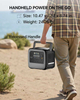 C1200 Portable Power Station – 945Wh, 1200W AC Output, Solar-Ready, for Outdoor & Emergency Power