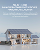 All-in-one 2400W Portable Power Station Bulit in Micro Inverter Power Solution Balcony Solar Energy Storage System
