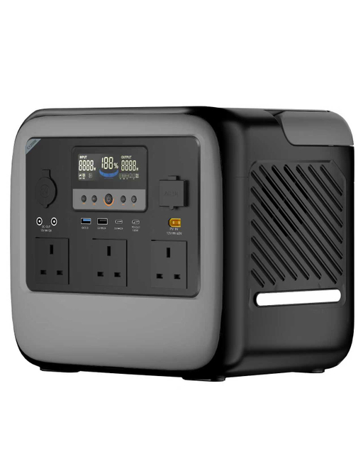 C1200 Portable Power Station – 945Wh, 1200W AC Output, Solar-Ready, for Outdoor & Emergency Power