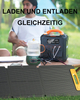 551.25 Wh Portable Power Station with 100 W Solar Panel, Solar Generator LiMnFePO4 Battery for Camping Backup at Home