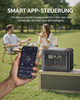 2047.5Wh Solar Power Station 2400W (4500W Peak) UPS Battery Backup, All-in-One Inverter for Home Emergency and Camping